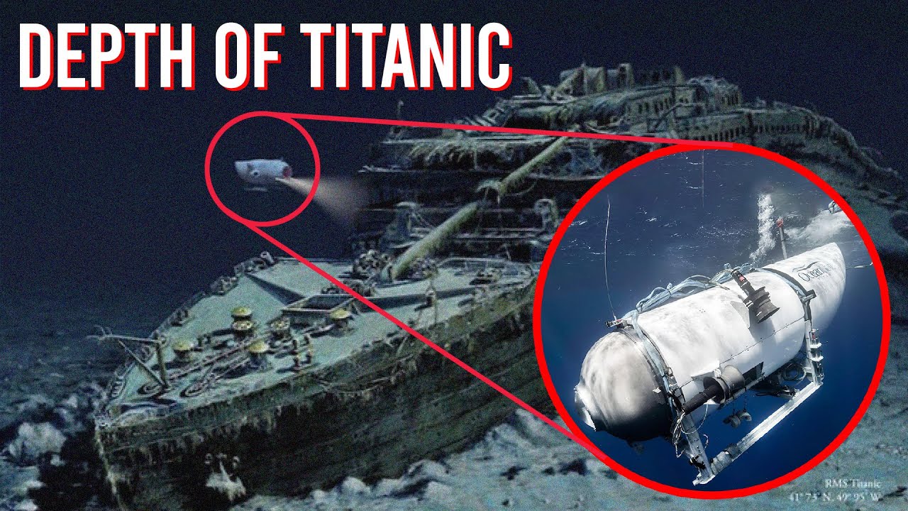 titanic depth